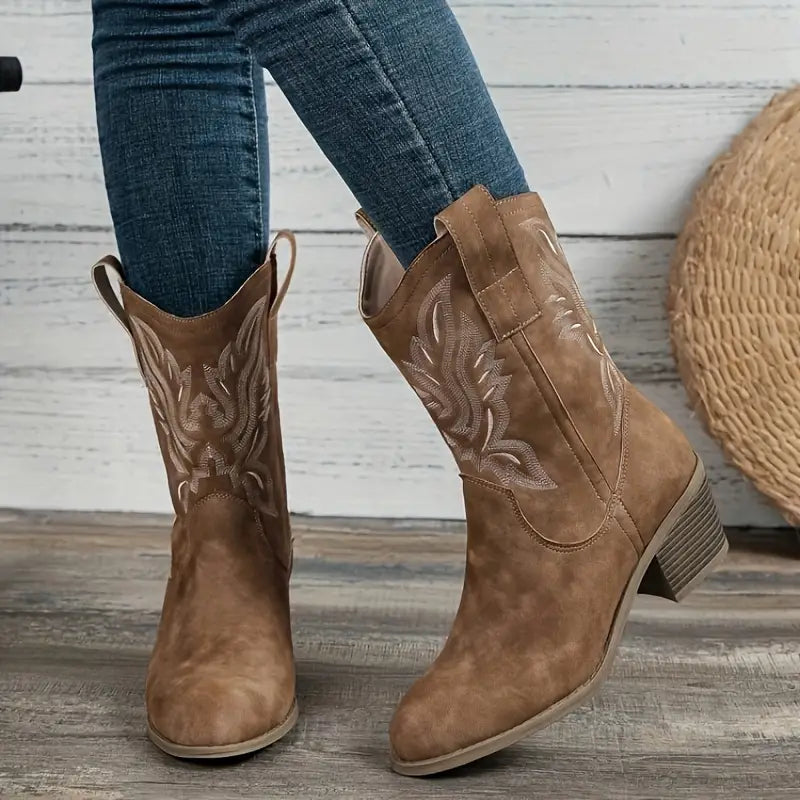 Cora Women's Cowgirl Boots | Heeled Western Style, All-Day Comfort 0