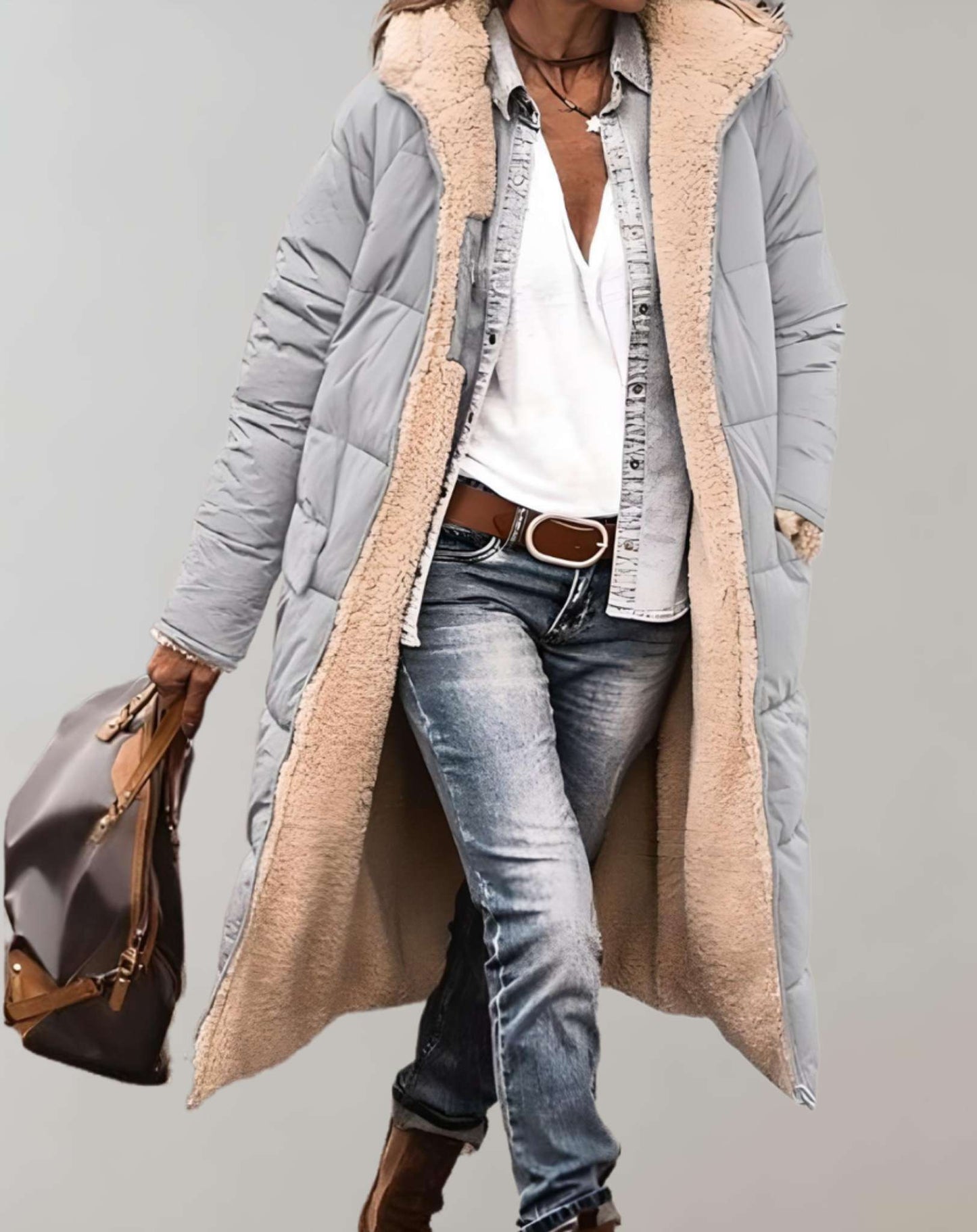 Cora Women's Puffer Coat | Fleece Lining, Stylish & Warm Winter Coats 2