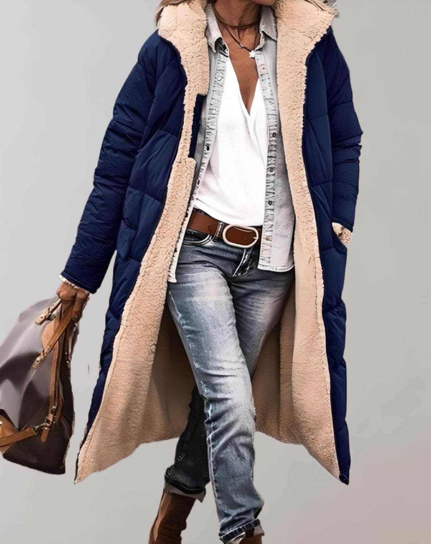 Cora Women's Puffer Coat | Fleece Lining, Stylish & Warm Winter Coats 3