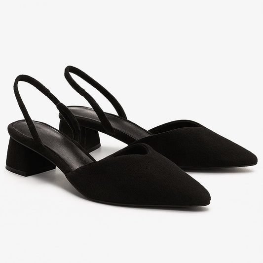 Cora Women's Sandals | Elegant Closed Toe, Low Heel 0