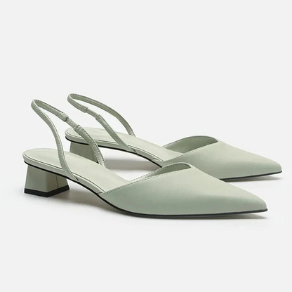 Cora Women's Sandals | Elegant Closed Toe, Low Heel 1