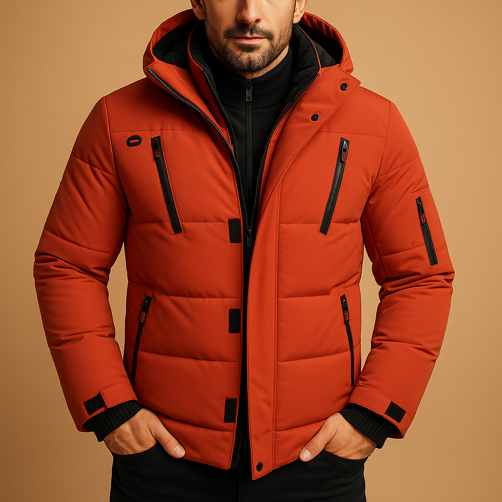 Cris Men’s Heavy-Duty Winter Jacket | Insulated, Hooded 3
