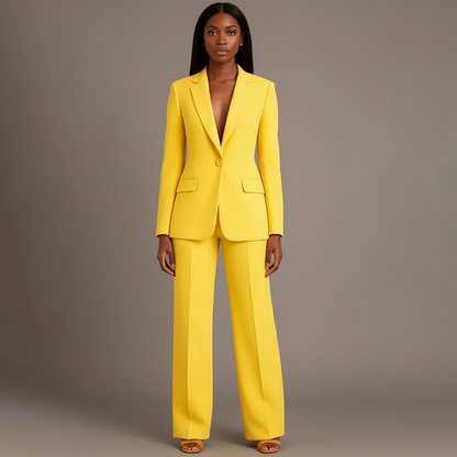 Crisella Women's Suit | Tailored Blazer & Slim-Fit Trousers 11