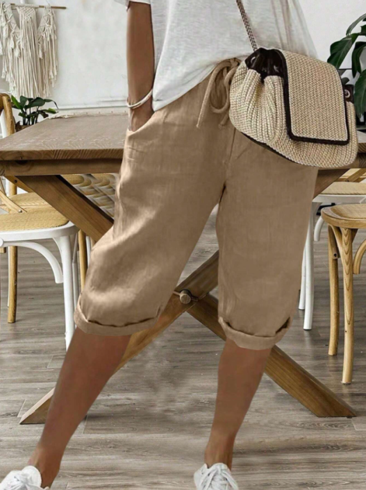 Daisy Women's Drawstring Shorts | Comfortable Fit for Summer 0