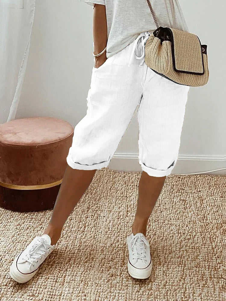 Daisy Women's Drawstring Shorts | Comfortable Fit for Summer 2