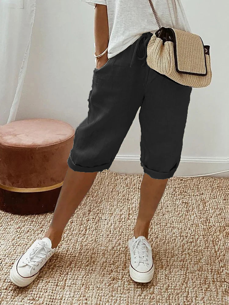 Daisy Women's Drawstring Shorts | Comfortable Fit for Summer 4