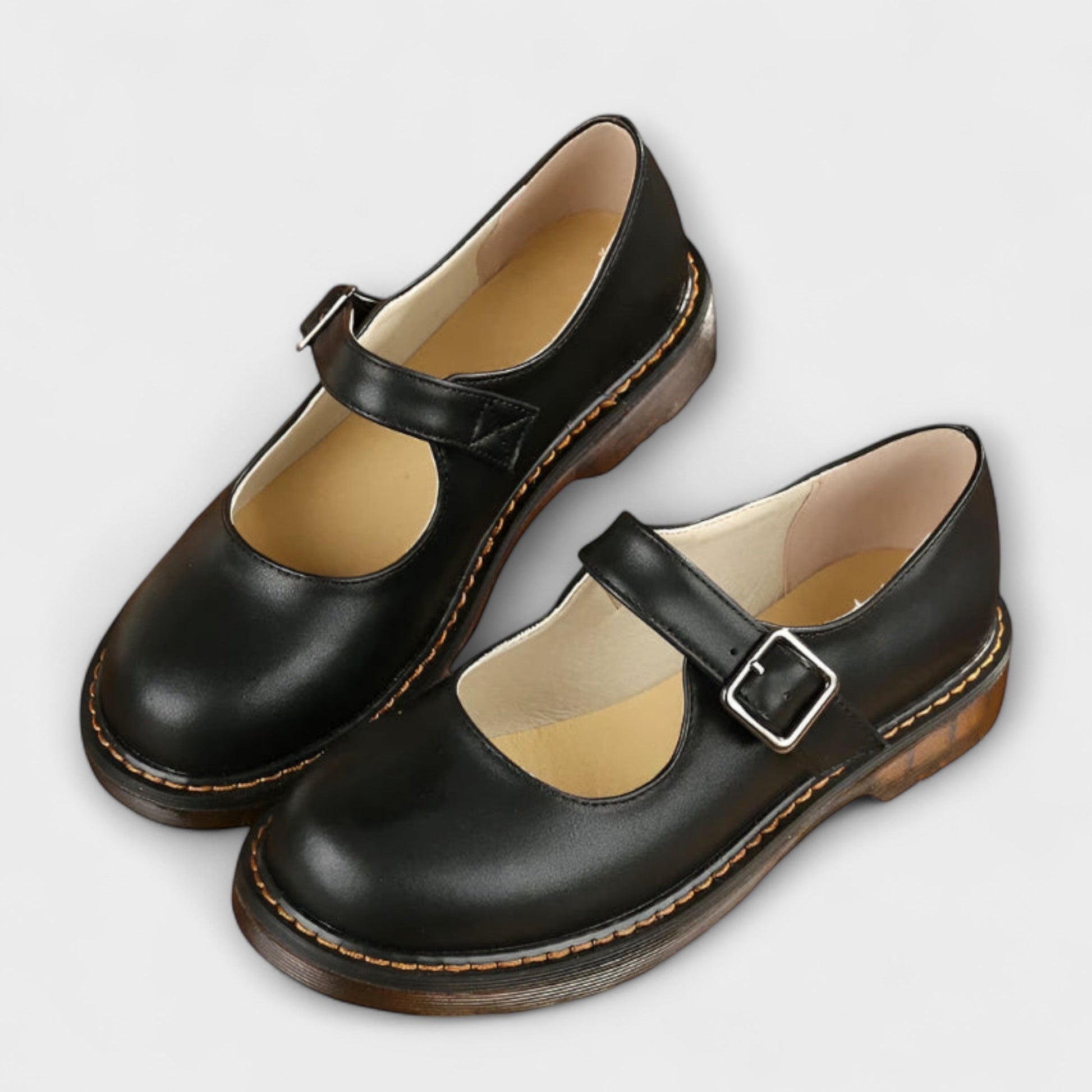 Daisy Women's Flats | Premium Leather, Adjustable Strap 0