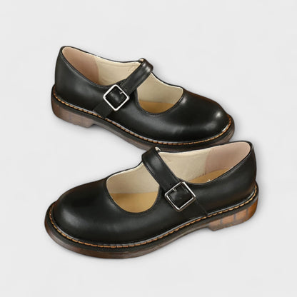 Daisy Women's Flats | Premium Leather, Adjustable Strap 2