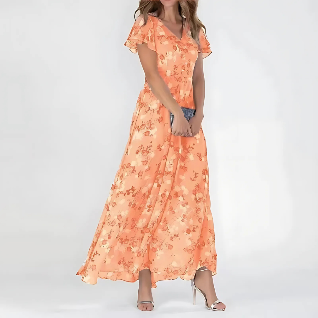 Daisy Women's Floral Maxi Dress | Flattering Fit, Lightweight Fabric 0
