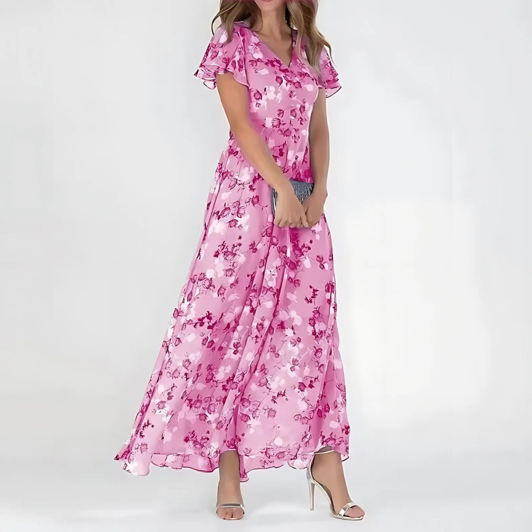 Daisy Women's Floral Maxi Dress | Flattering Fit, Lightweight Fabric 2