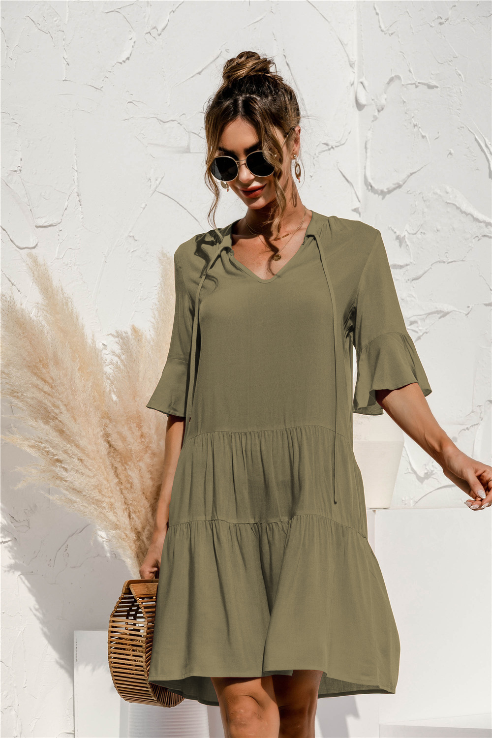 Daisy Women's Summer Dress | Flattering Drop Waist Design 2