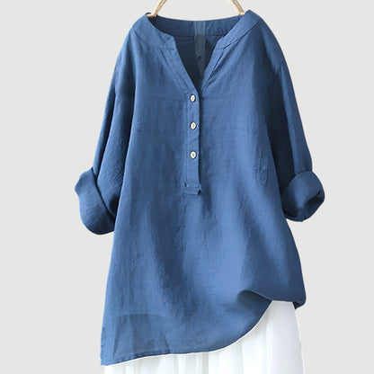 Daisy Women's Top | Breezy Linen Blouse for Effortless Style 10