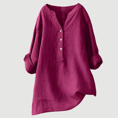 Daisy Women's Top | Breezy Linen Blouse for Effortless Style 12