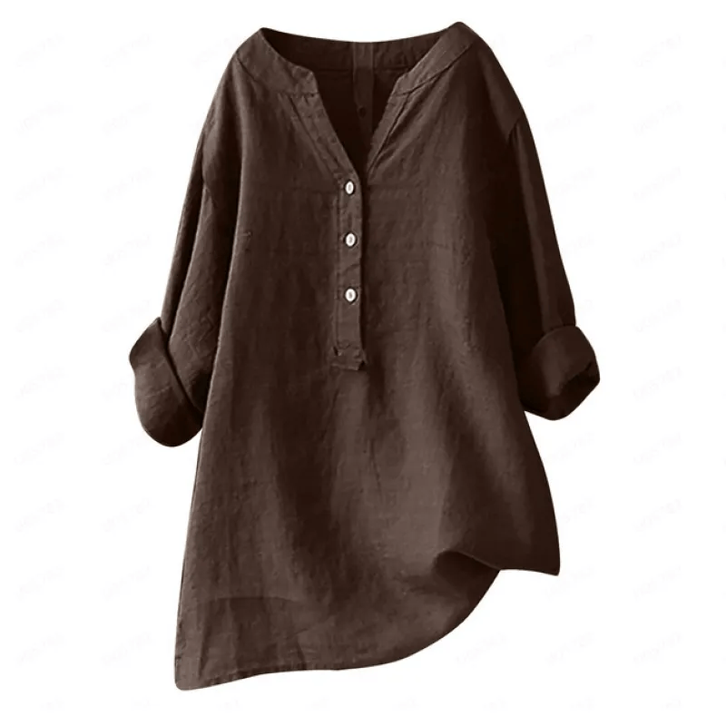 Daisy Women's Top | Breezy Linen Blouse for Effortless Style 14