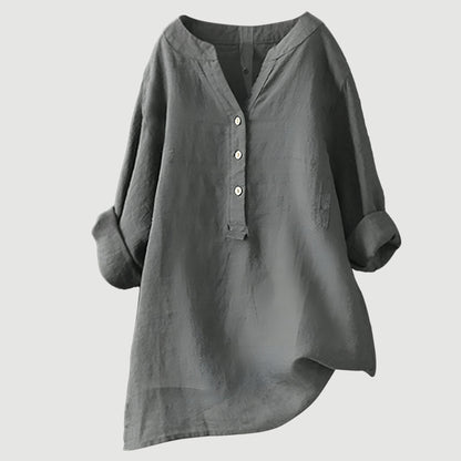 Daisy Women's Top | Breezy Linen Blouse for Effortless Style 3