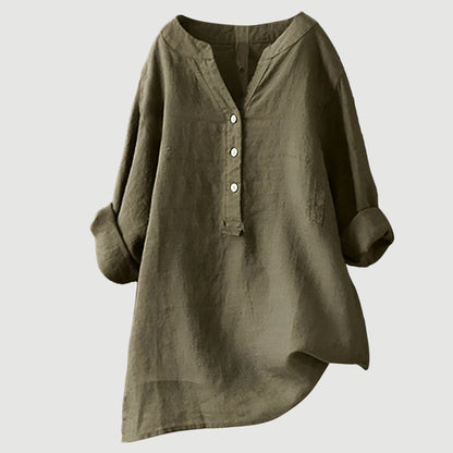 Daisy Women's Top | Breezy Linen Blouse for Effortless Style 8