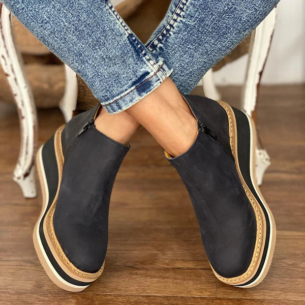 Daisy Women's Wedge Heel Ankle Shoes | Everyday Comfort 2