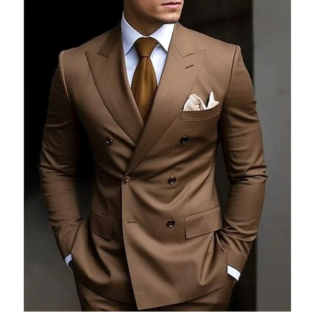 Dante Men's Formal Suit | Double-Breasted Elegance 0