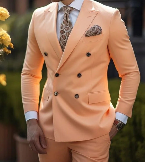 Dante Men's Formal Suit | Double-Breasted Elegance 1