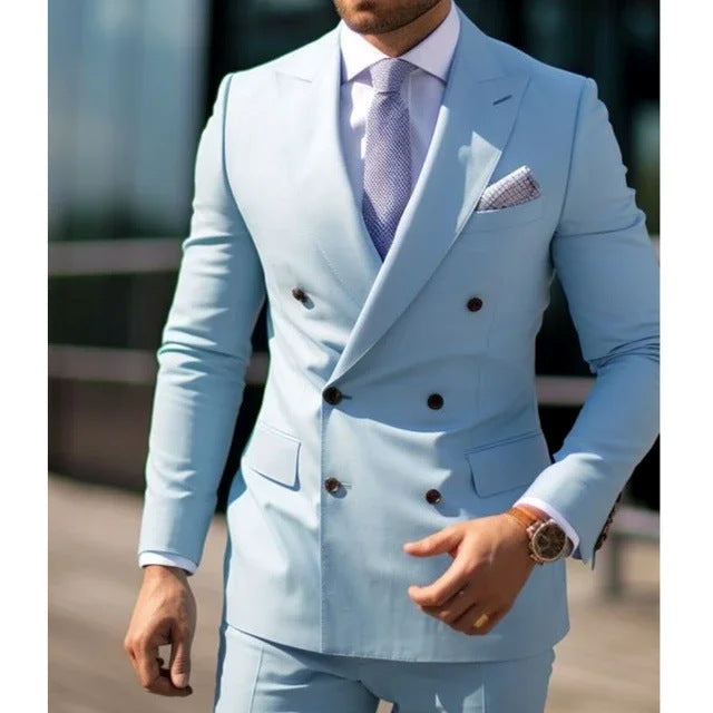 Dante Men's Formal Suit | Double-Breasted Elegance 3