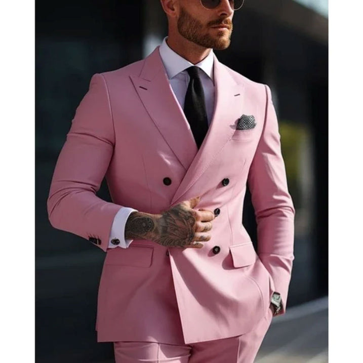 Dante Men's Formal Suit | Double-Breasted Elegance 5