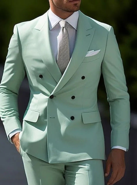 Dante Men's Formal Suit | Double-Breasted Elegance 7