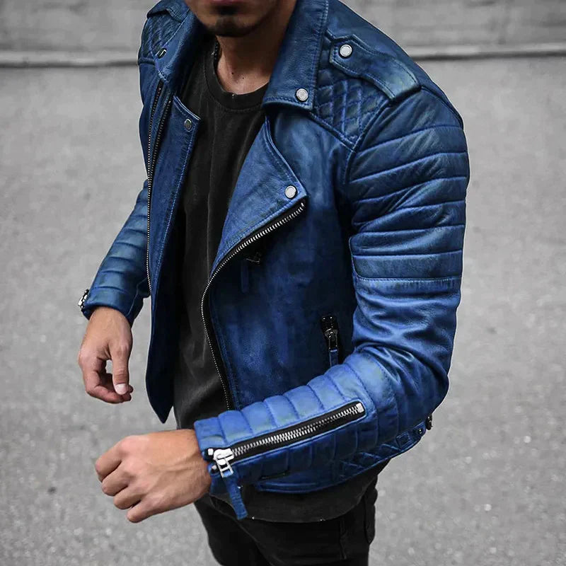 Dante Men's Jacket | Premium Leather, Biker Style 2