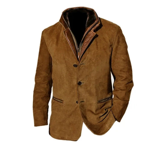 Dante Men's Jacket | Vintage Button Down, Classic Comfort 0