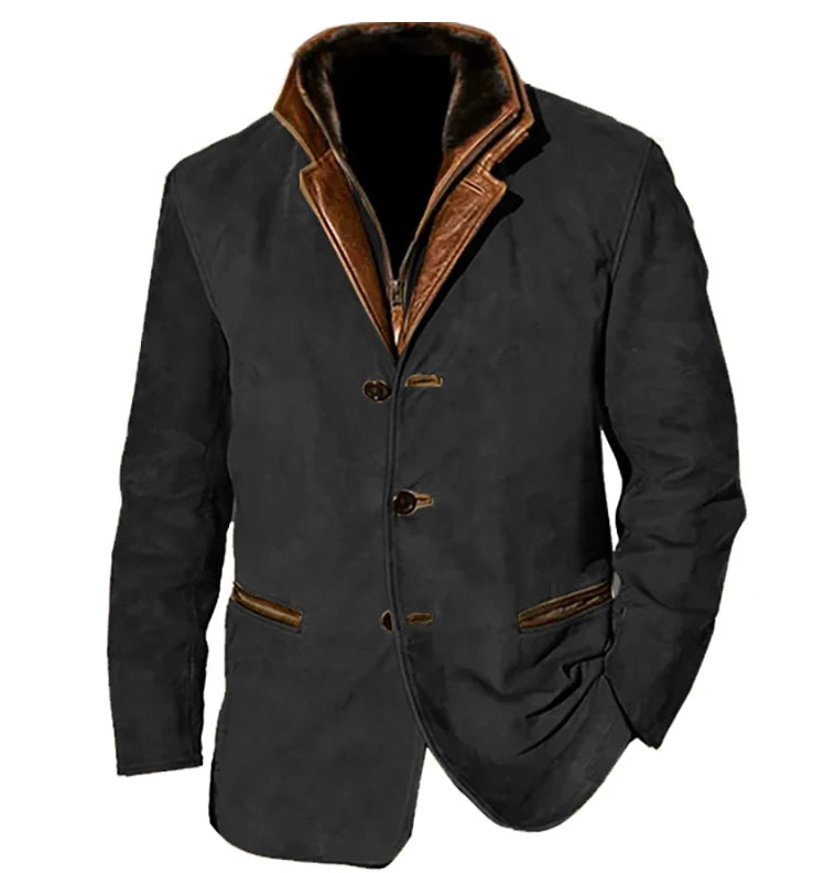 Dante Men's Jacket | Vintage Button Down, Classic Comfort 4