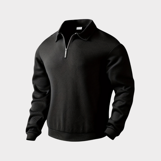 Dante Men's Quarter Zip Top | Premium Textured Fabric 0