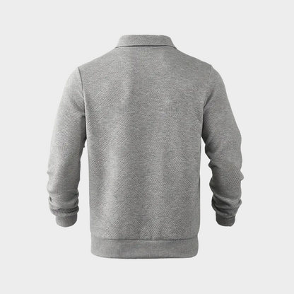 Dante Men's Quarter Zip Top | Premium Textured Fabric 2