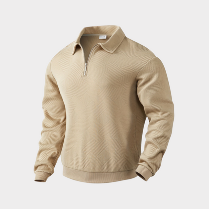 Dante Men's Quarter Zip Top | Premium Textured Fabric 3