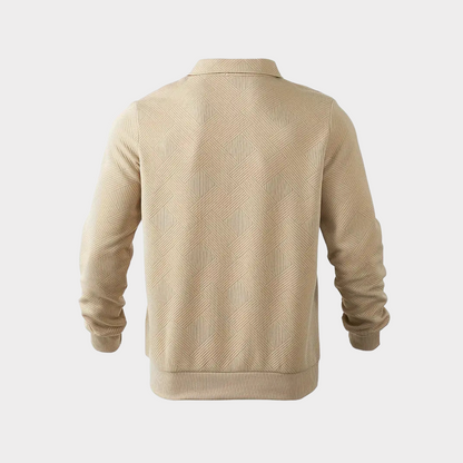 Dante Men's Quarter Zip Top | Premium Textured Fabric 4