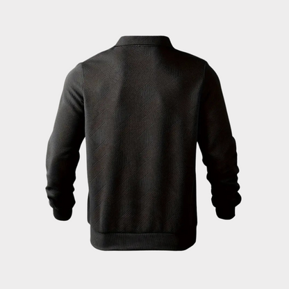 Dante Men's Quarter Zip Top | Premium Textured Fabric 7