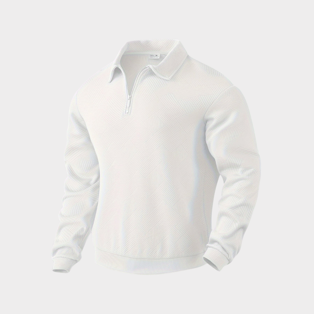 Dante Men's Quarter Zip Top | Premium Textured Fabric 9