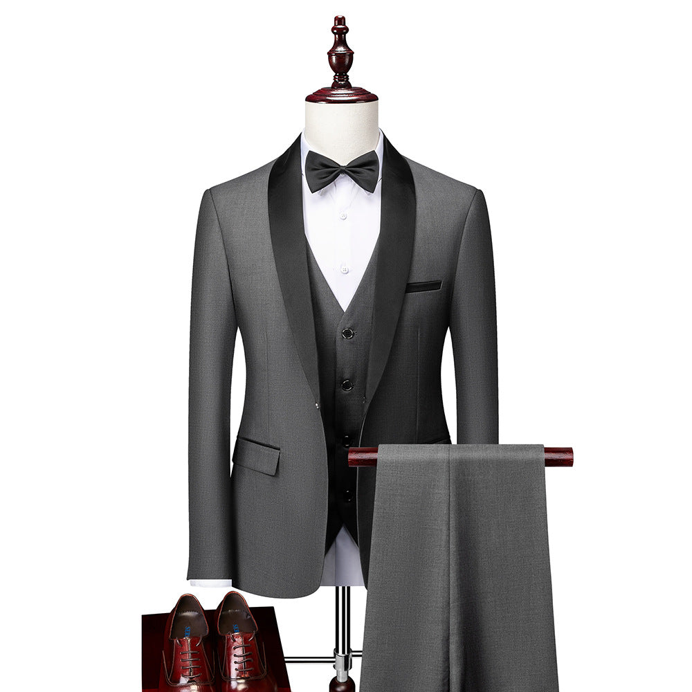 Dapper Men's Suit | Three-Piece Slim Fit, Modern Style for Weddings and Formal Events 3