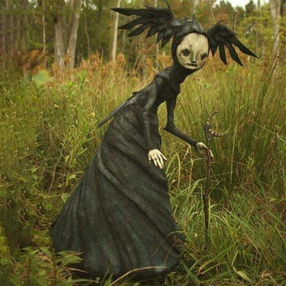 Dara Gothic Witch Figurines | Durable Resin Halloween Decor 0