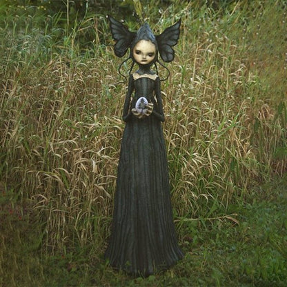 Dara Gothic Witch Figurines | Durable Resin Halloween Decor 4