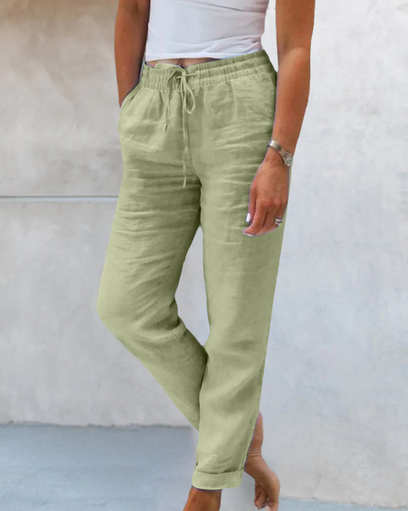 Dara Women's Trousers | Relaxed Fit, Casual Comfort 2