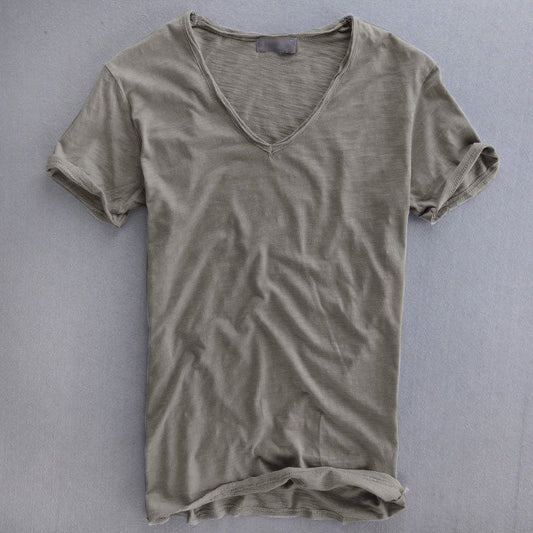 Dare Men's T Shirt | Relaxed Fit, V-Neck Casual Tee 0