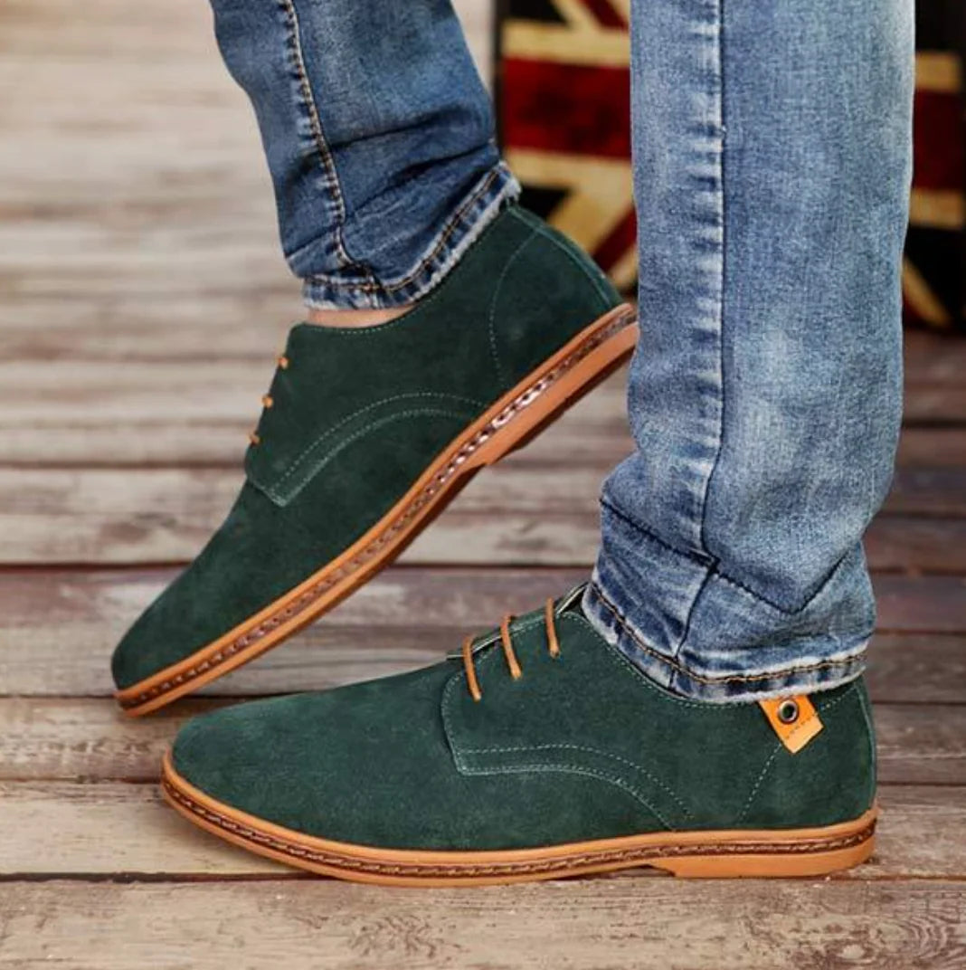 Darian Men's Derby Shoes | Suede, Textured Finish 1