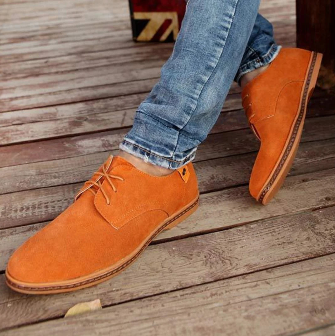 Darian Men's Derby Shoes | Suede, Textured Finish 2