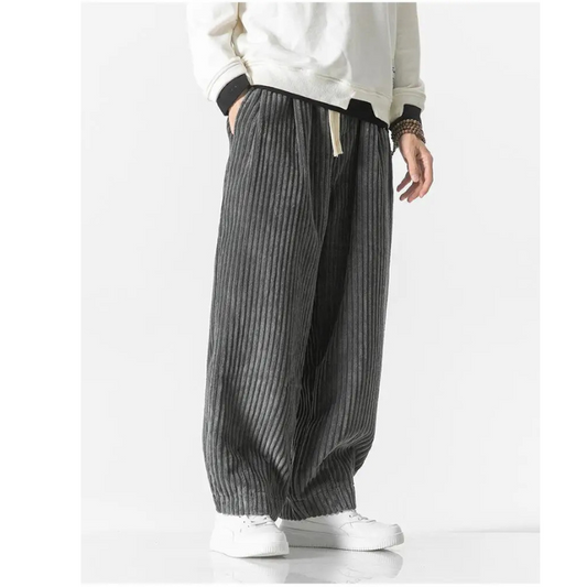 Darnell Men's Loose Fit Pants | Comfortable Corduroy 1