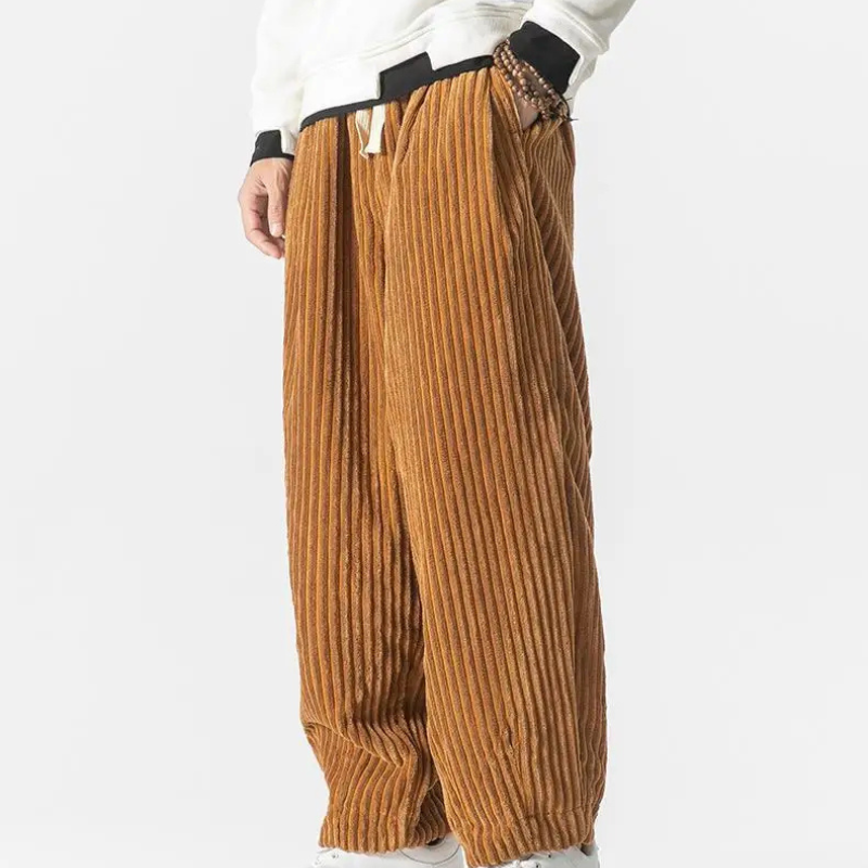 Darnell Men's Loose Fit Pants | Comfortable Corduroy 2