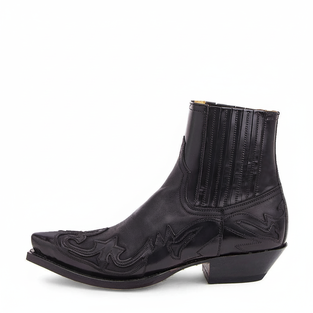 Daxon Unisex Cowboy Boots | Premium Leather, Western Embroidery 0
