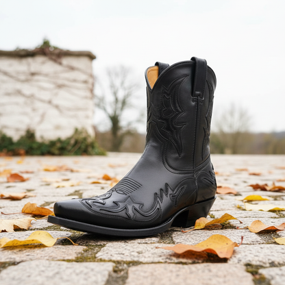 Daxon Unisex Cowboy Boots | Premium Leather, Western Embroidery 1