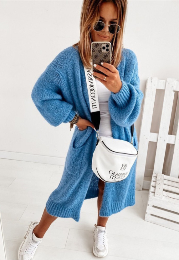 Demi Women's Black Cardigan | Oversized Knit, Cozy & Soft 2