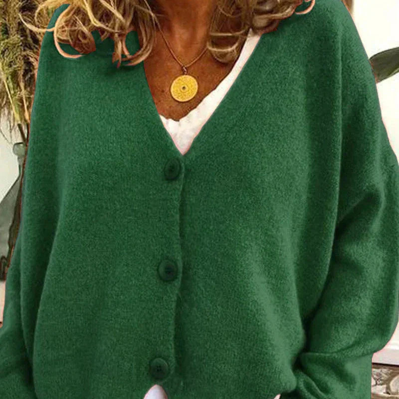 Diana Women's Black Cardigan | Cozy V-Neck, Versatile Layering 12
