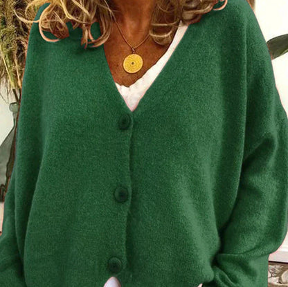 Diana Women's Black Cardigan | Cozy V-Neck, Versatile Layering 12