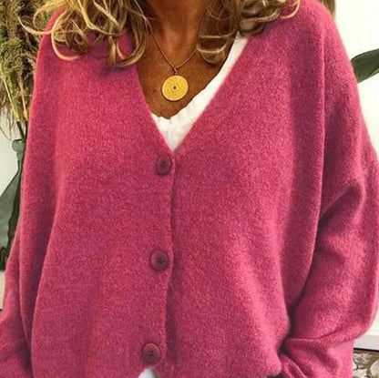 Diana Women's Black Cardigan | Cozy V-Neck, Versatile Layering 13